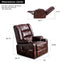 Massage Recliner Chair with Speaker and Cup Holders - Relaxing Recliners