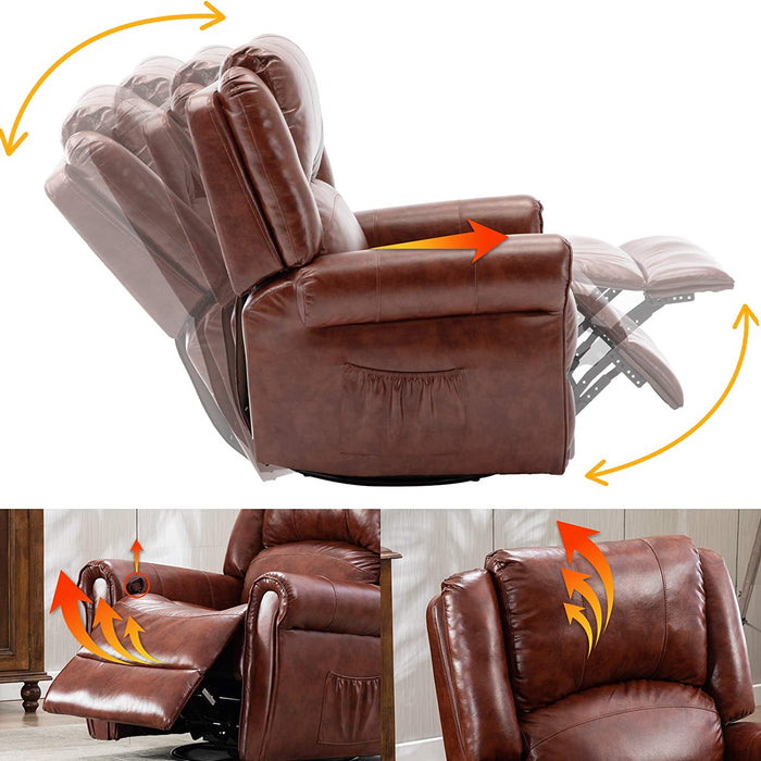 Massage Recliner Chair with Heat Ergonomic - Relaxing Recliners
