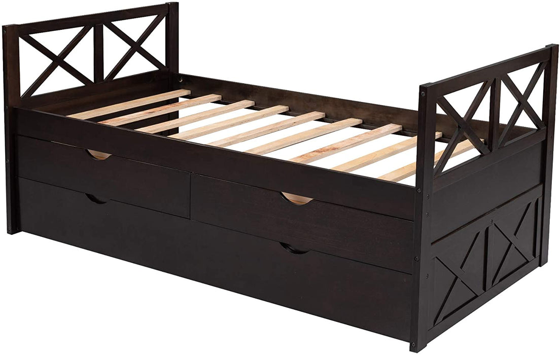 Twin Daybed for Kids with Storage - Relaxing Recliners
