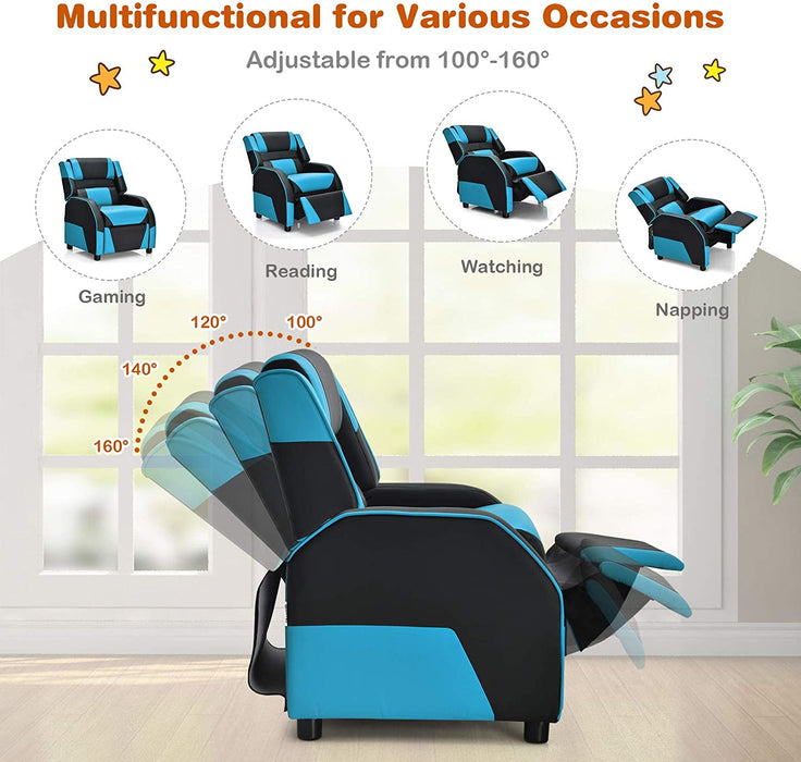 Youth Leather Gaming Recliner Chair - Relaxing Recliners