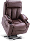 Large Electric Power Lift Recliner Chair with Extended Footrest for Tall Elderly People - Relaxing Recliners