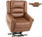Light Brown Dual Motor Leather Lift Recliner - Relaxing Recliners