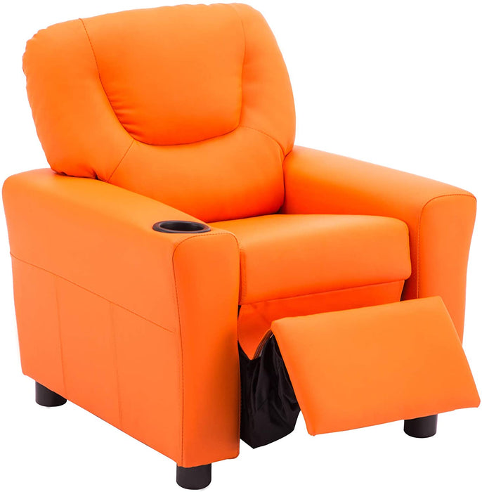 Kids Recliner Chair Faux Leather - Relaxing Recliners