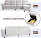 Modern Convertible Sectional Sofa - Relaxing Recliners