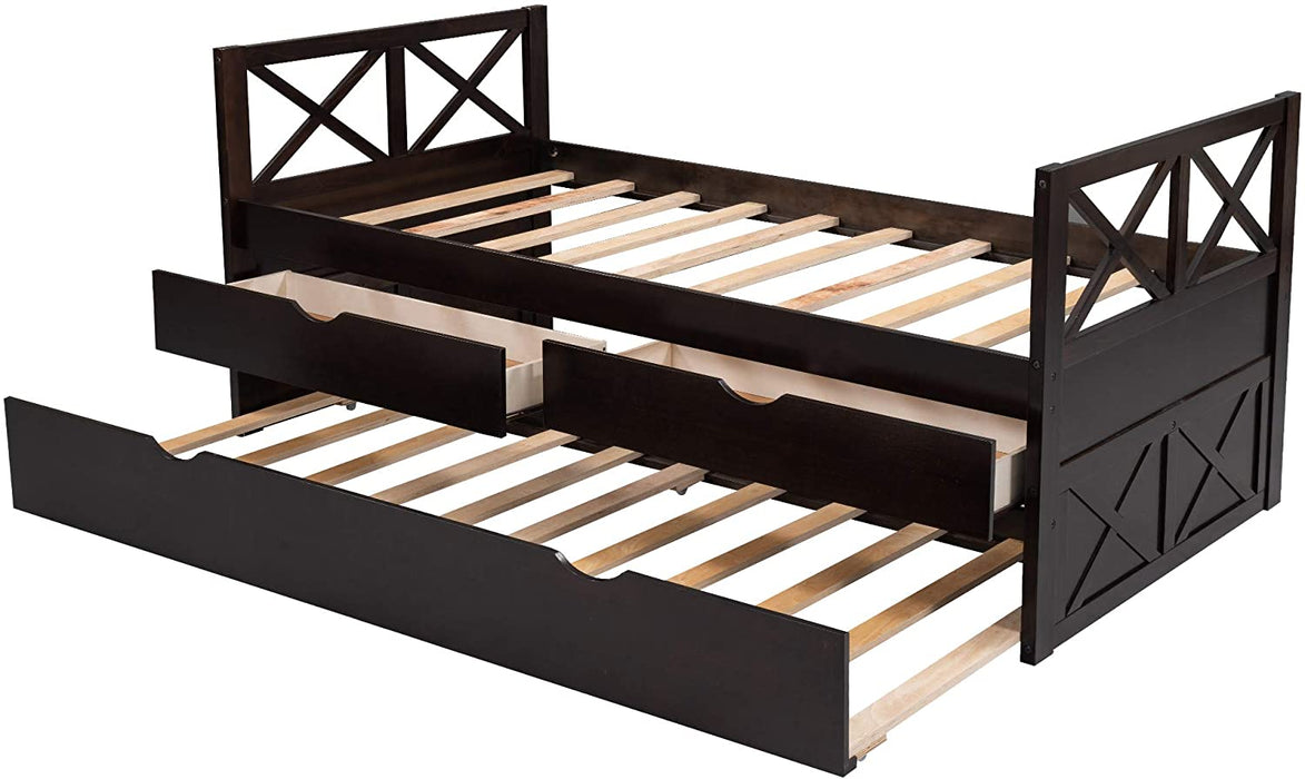 Twin Daybed for Kids with Storage - Relaxing Recliners