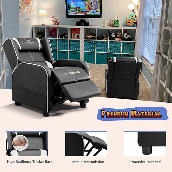 Kids Pu Leather Gaming Recliner - Relaxing Recliners