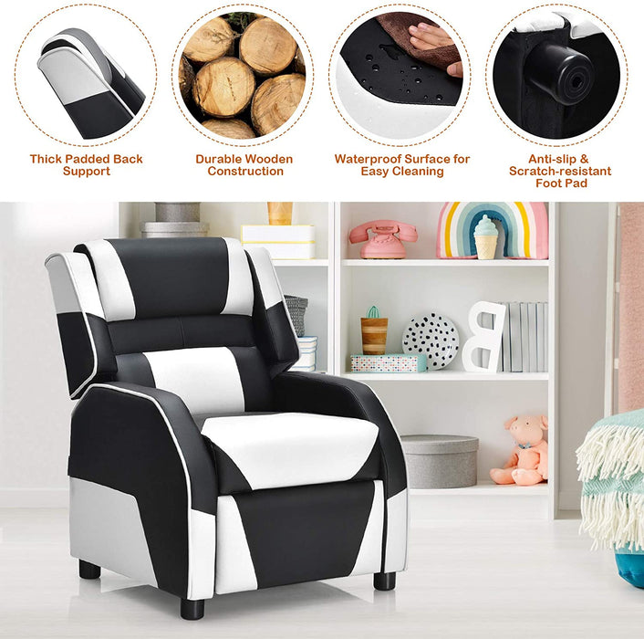 Youth Leather Gaming Recliner Chair - Relaxing Recliners