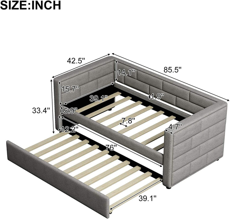 Twin Size Daybed with Two Storage Drawers - Relaxing Recliners