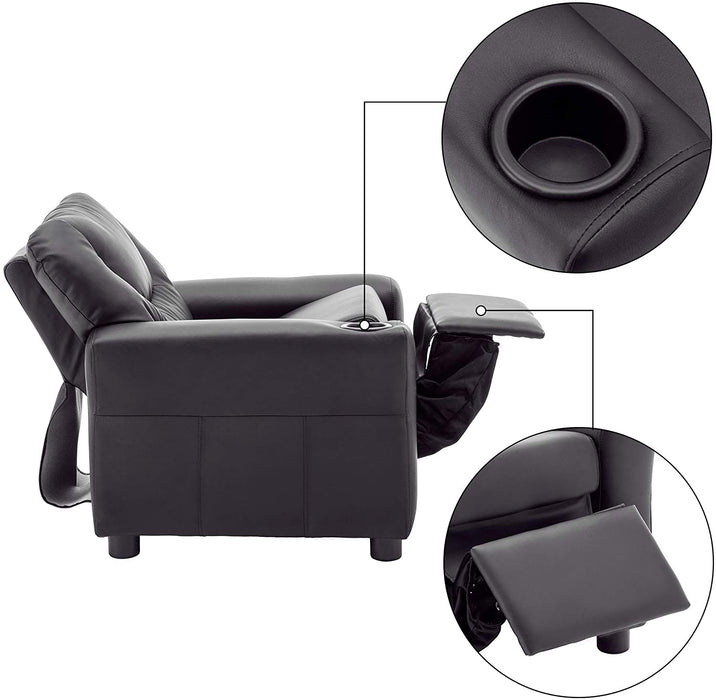 Kids Recliner Chair Faux Leather - Relaxing Recliners