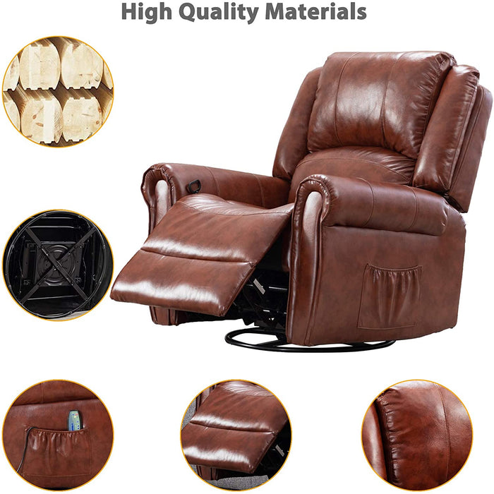 Massage Recliner Chair with Heat Ergonomic - Relaxing Recliners