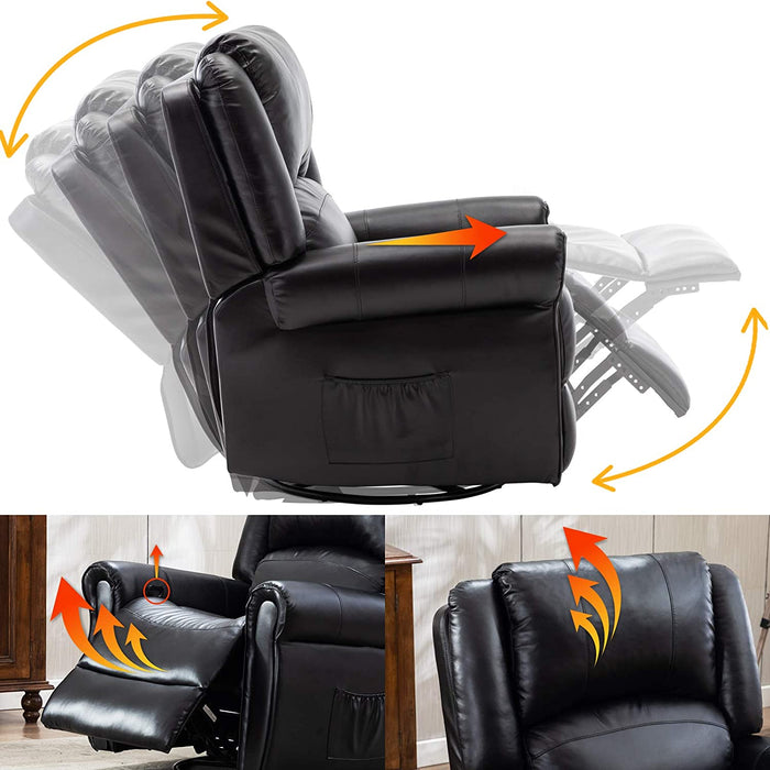 Massage Recliner Chair with Heat Ergonomic - Relaxing Recliners