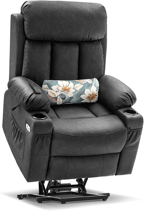 Large Power Lift Recliner Chair With Extended Footrest for Big and Tall - Relaxing Recliners