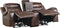 Lexicon Power Love Seat Recliner w/ Console - Relaxing Recliners