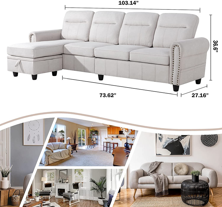 Modern Convertible Sectional Sofa - Relaxing Recliners