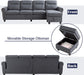 Modern Convertible Sectional Sofa - Relaxing Recliners