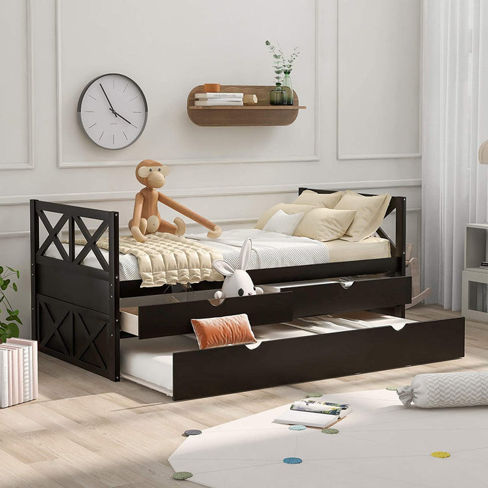 Twin Daybed for Kids with Storage - Relaxing Recliners