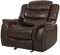 Merit Faux Leather Glider Recliner Club Chair - Relaxing Recliners