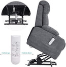 Three Motor Lift Recliner for Elderly With Lumbar Support - Relaxing Recliners