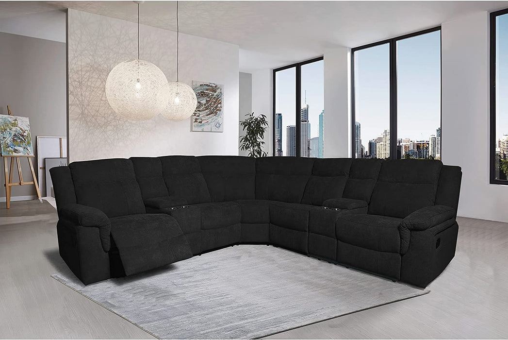 Leather Corner Reclining Sofa - Relaxing Recliners