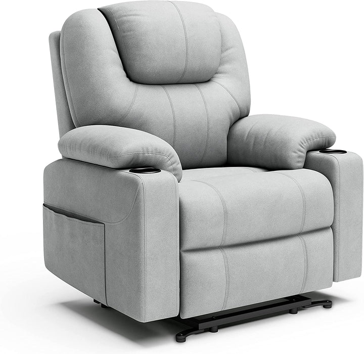 Power Lift Fabric Recliner Chair - Up To 400 Pounds - Relaxing Recliners
