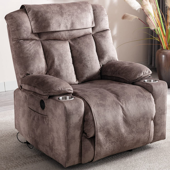 Power Lift Recliner With USB Ports, Washable Covers for Elderly - Relaxing Recliners