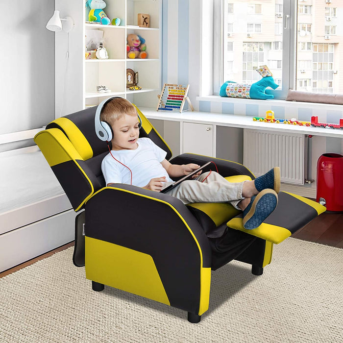 Youth Leather Gaming Recliner Chair - Relaxing Recliners