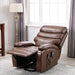 Brown Leather Electric Power Lift Recliner - Relaxing Recliners