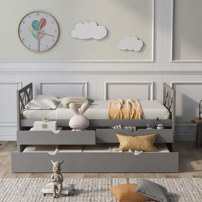 Twin Daybed for Kids with Storage - Relaxing Recliners