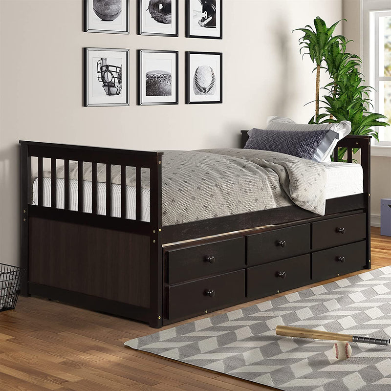 Twin Daybed for Kids with Storage - Relaxing Recliners