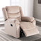 Breathable Faux Leather Manual Reclining Chairs - Relaxing Recliners