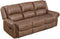 Brown 87" Sofa With Dual Recliners - Relaxing Recliners