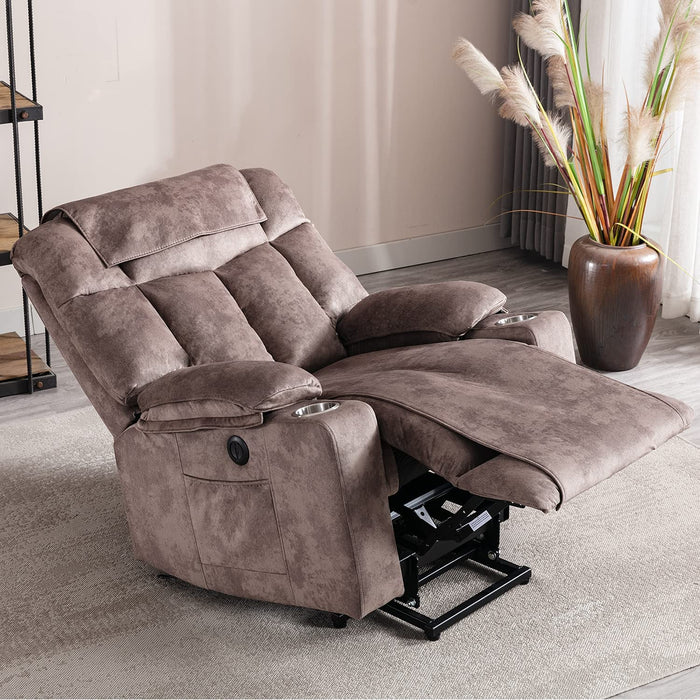Power Lift Recliner With USB Ports, Washable Covers for Elderly - Relaxing Recliners