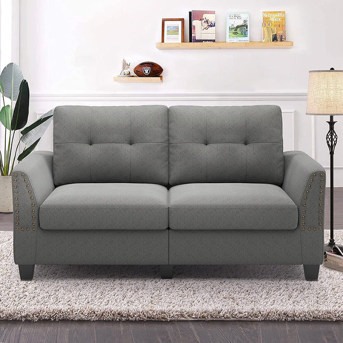 Small Fabric Belffin Loveseat - Relaxing Recliners