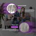 Linen Modern Love Seat Sofa with USB Ports - Relaxing Recliners