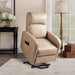 Okin Motor Electric Lift Recliner with Massage, Soft Suede - Relaxing Recliners