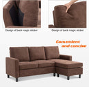 3 Seat Convertible Sofa Couch L-Shaped - Relaxing Recliners