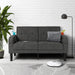 Linen Modern Love Seat Sofa with USB Ports - Relaxing Recliners