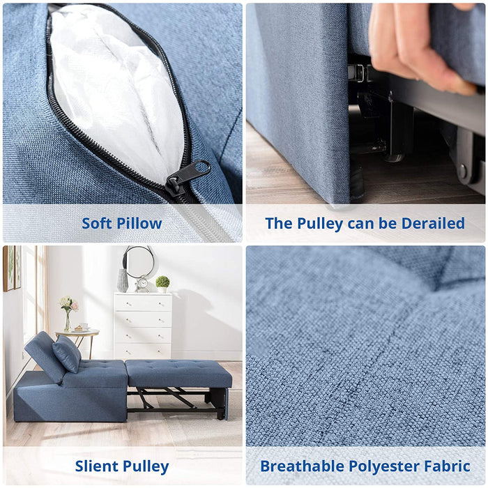 4 in 1 Convertible Ottoman Bed - Relaxing Recliners
