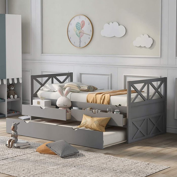 Twin Daybed for Kids with Storage - Relaxing Recliners