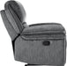 Double Reclining Loveseat, Gray - Relaxing Recliners