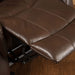Merit Faux Leather Glider Recliner Club Chair - Relaxing Recliners