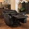 Merit Black Leather Glider Chair - Relaxing Recliners