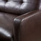 Two Seat Brown Leather Recliner - Relaxing Recliners