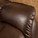 Merit Faux Leather Glider Recliner Club Chair - Relaxing Recliners