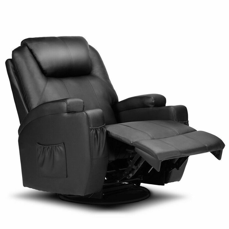 Swivel Massage Recliner With Heat - Relaxing Recliners