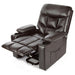 Brown Auto Electric Power Lift Massage Chair Leather Recliner Heat With USB - Relaxing Recliners
