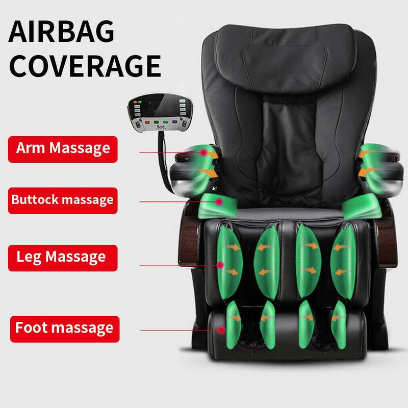 Electric Full Body Shiatsu Massage Chair Recliner With Heat - Relaxing Recliners