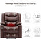 Brown Power Lift Recliner Massage Chair With Heat For Seniors - Relaxing Recliners
