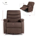 Extra Wide Massage Recliner Chair Heat Vibrate Lounge Sofa 360° w/Remote Control - Relaxing Recliners