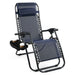 2 Navy Zero Gravity Chairs For Outdoors - Relaxing Recliners